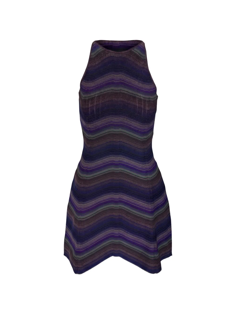 Missoni zigzag-knit sleeveless mini dress - Viola