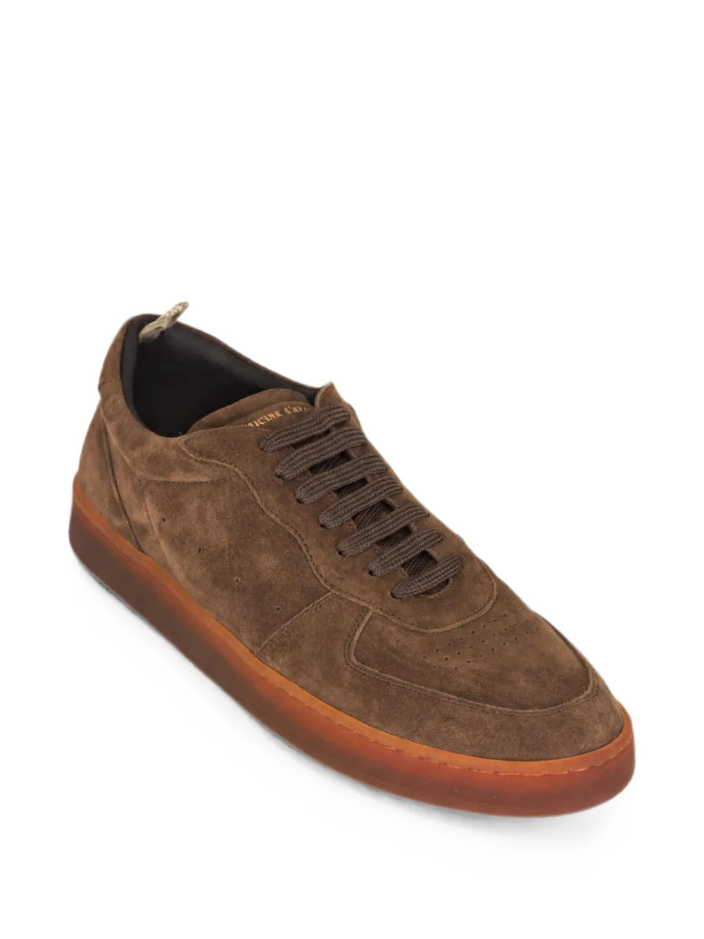 Officine Creative lace-up suede sneakers Bruin
