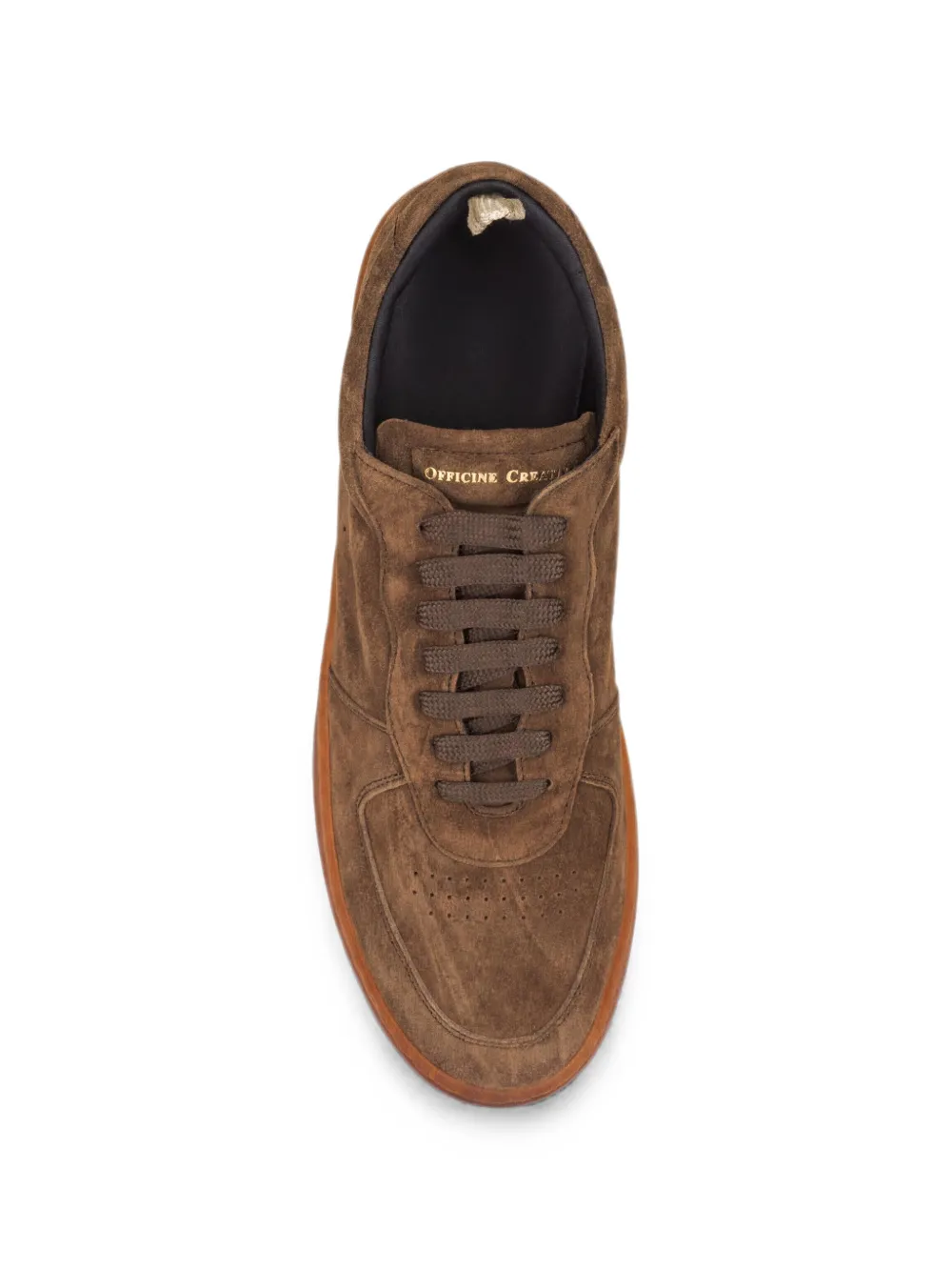 Officine Creative lace-up suede sneakers Bruin