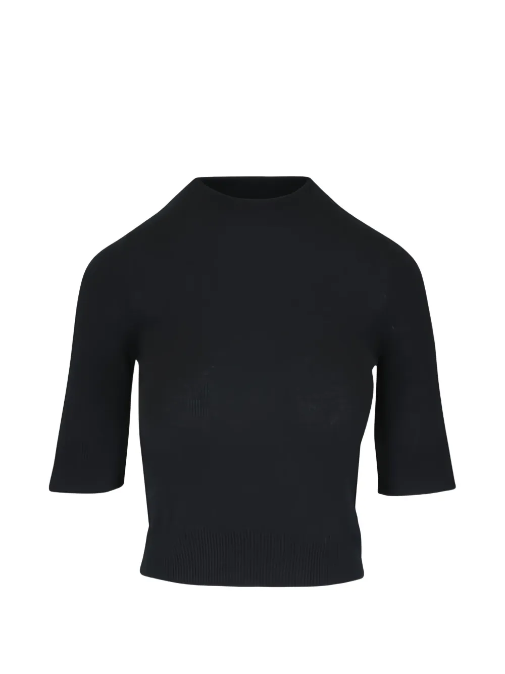 Le Kasha Chypre short-sleeve sweater - Schwarz
