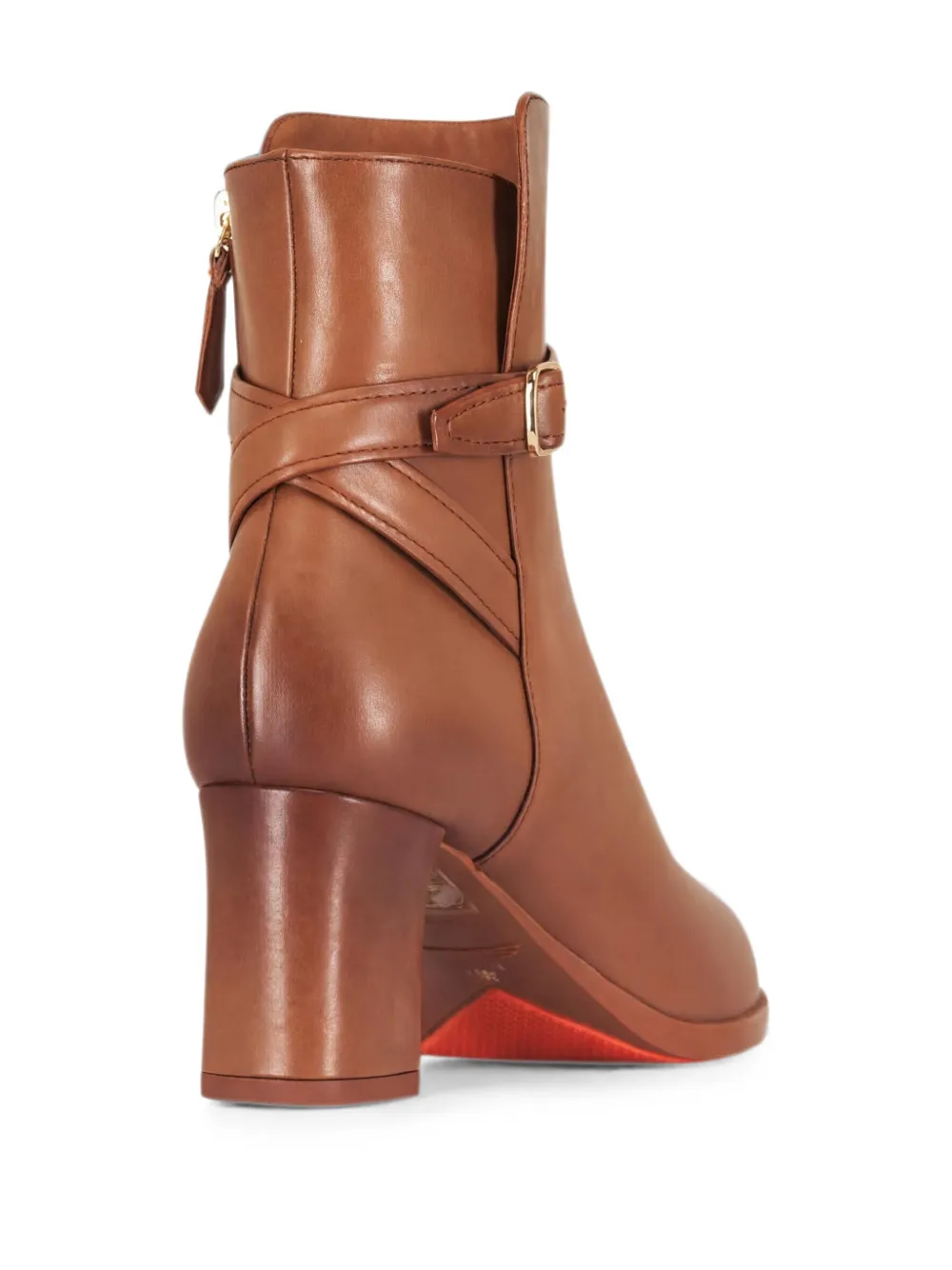 Santoni buckle-strap leather ankle boots Bruin
