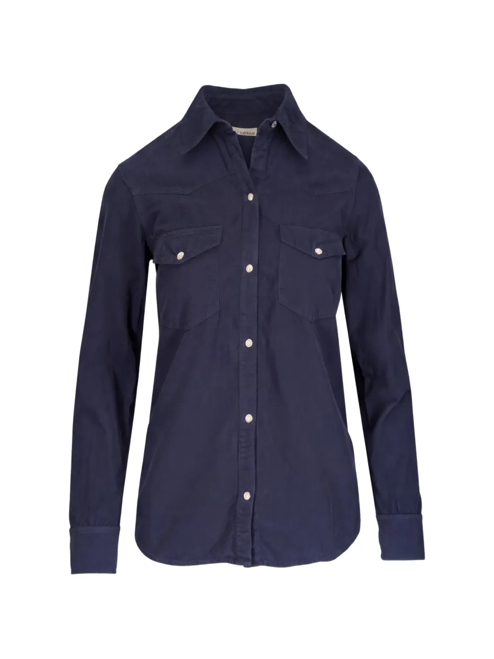 Nili Lotan Travis press-stud shirt - Blau
