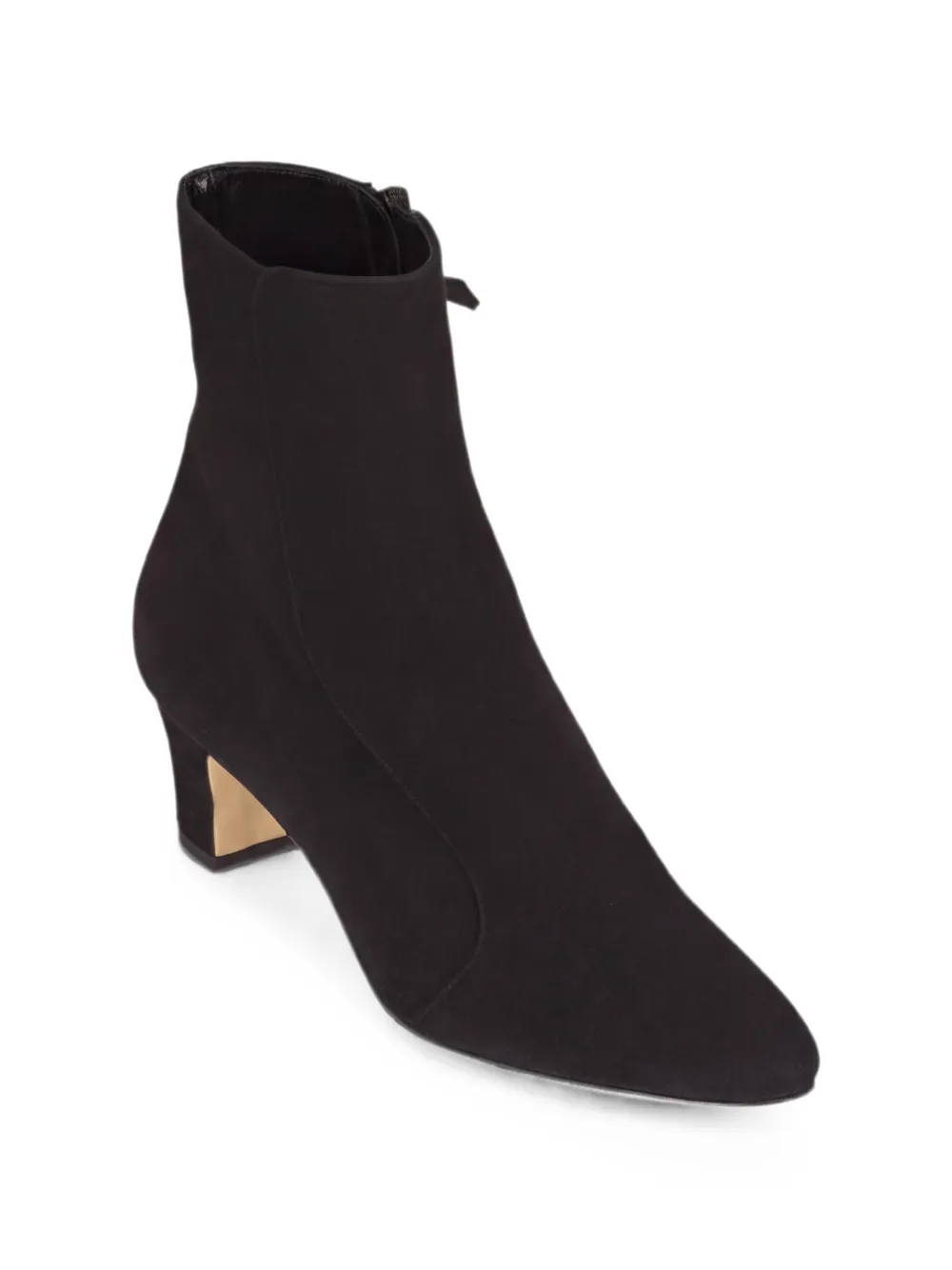 Manolo Blahnik Myconia suede ankle boots Zwart