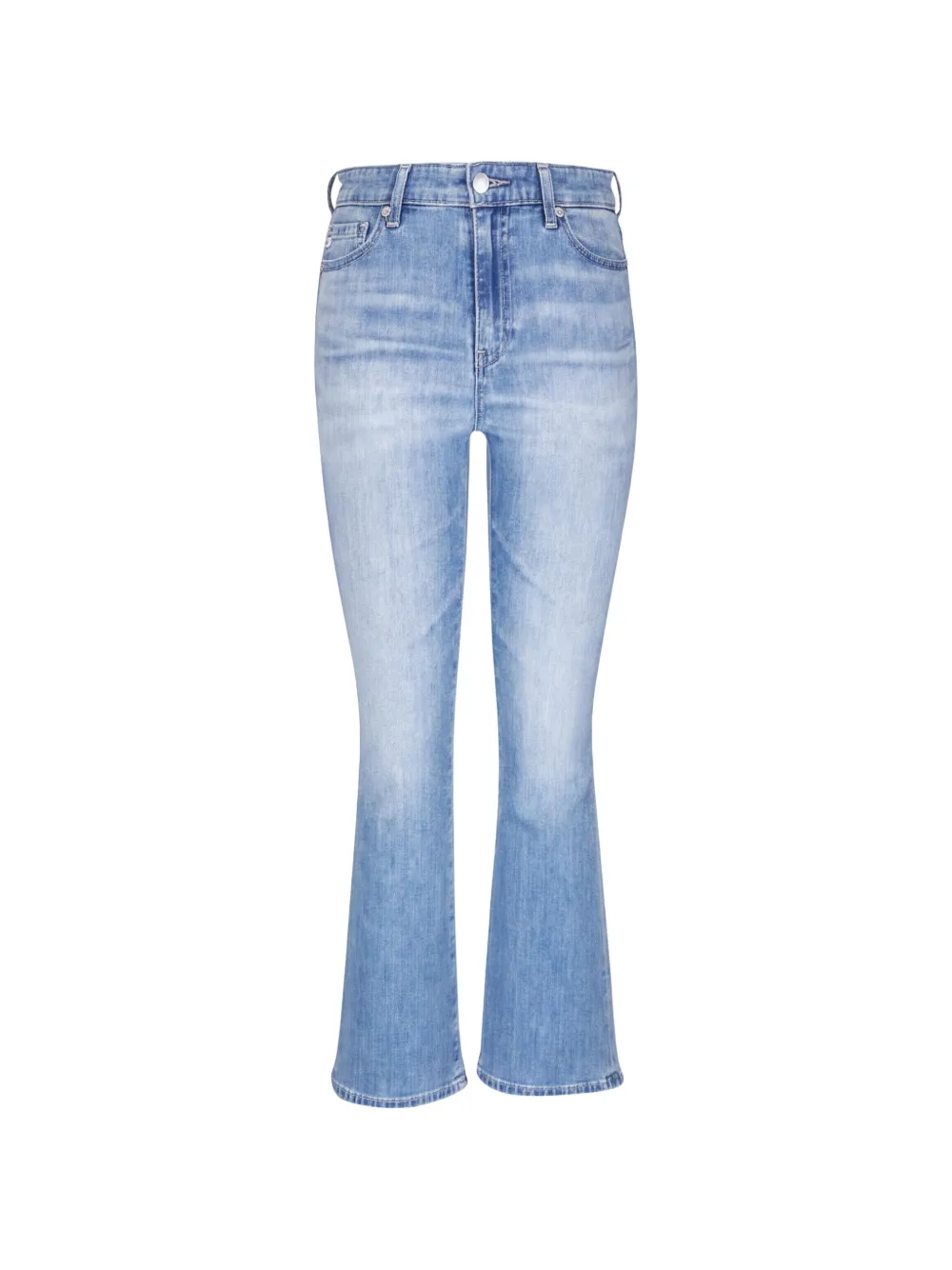 AG Jeans Farrah faded-effect flared jeans - Blau