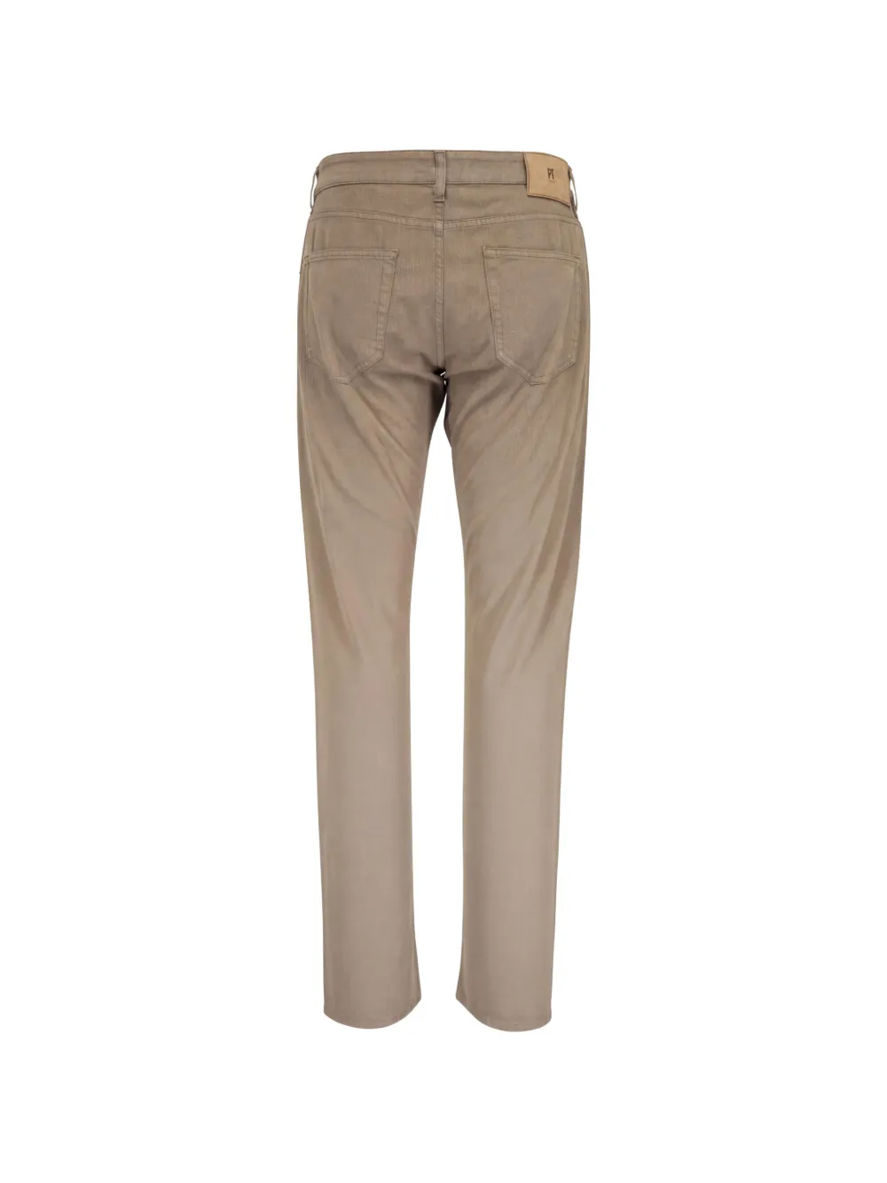 PT Torino Straight broek met logopatch Beige