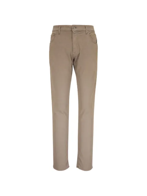 PT Torino logo-patch straight-leg trousers