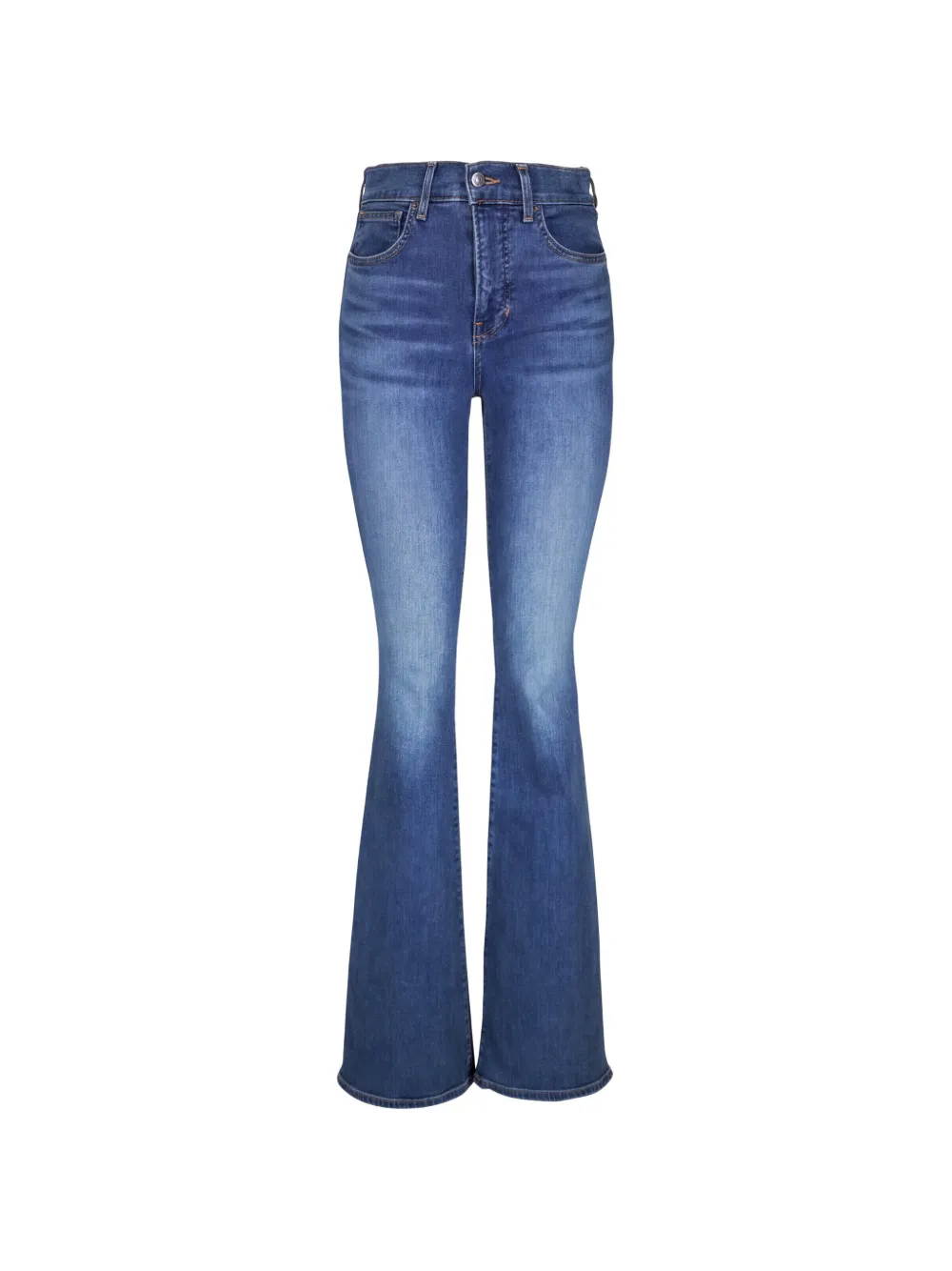 Veronica Beard Beverly mid-rise flared-leg jeans - Blau