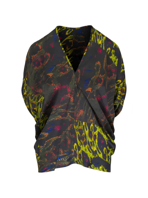 Zero + Maria Cornejo abstract-print blouse