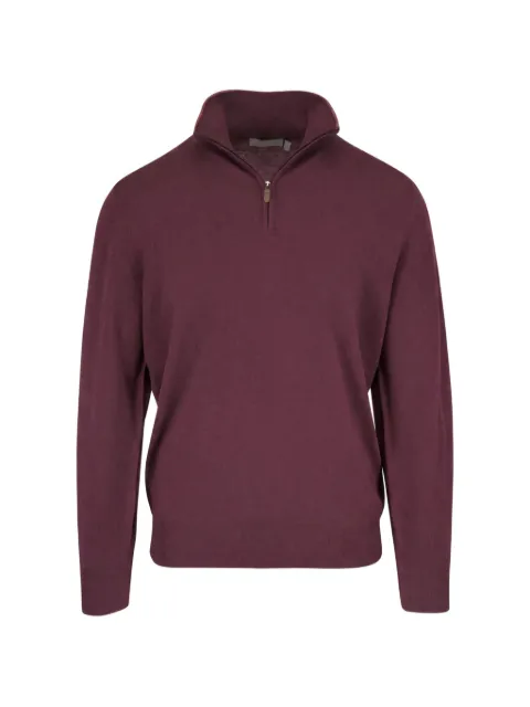 Canali quarter-zip sweater