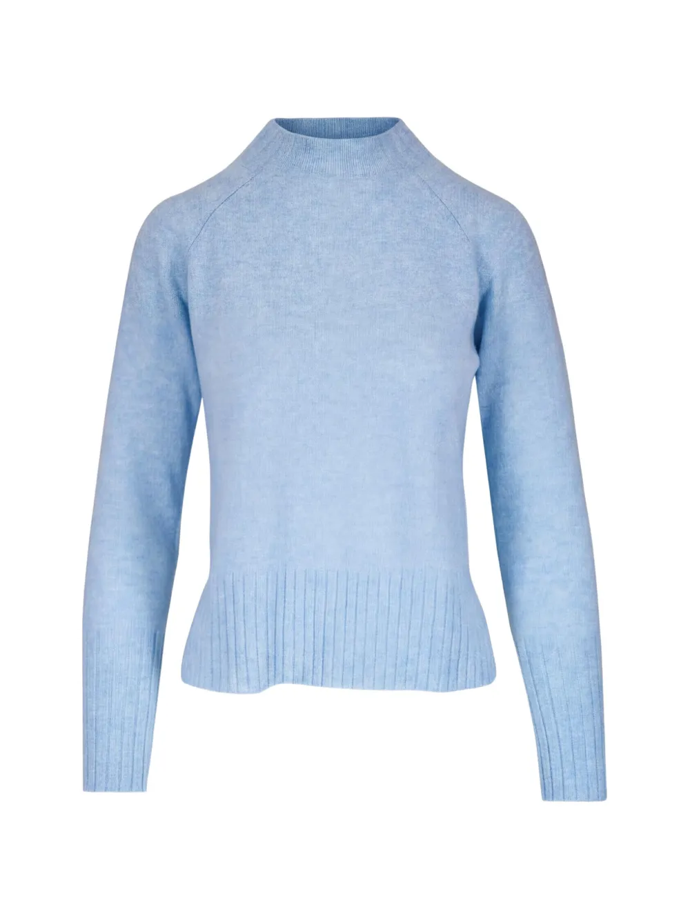 Kinross Cashmere ribbed-trim raglan-sleeve sweater - Blau