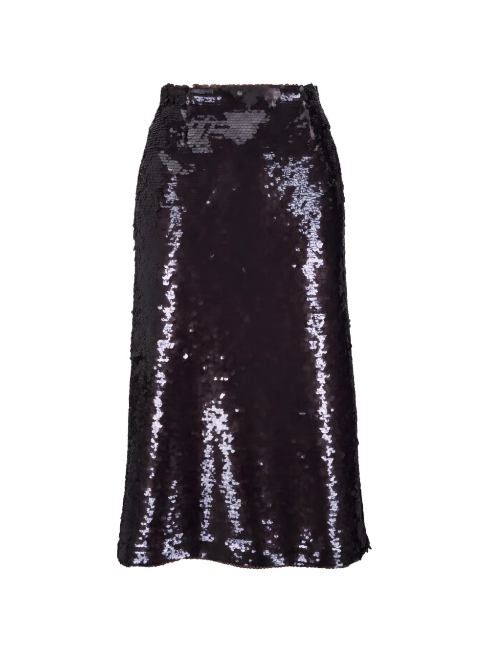 Odeeh sequin-embellished A-line midi skirt