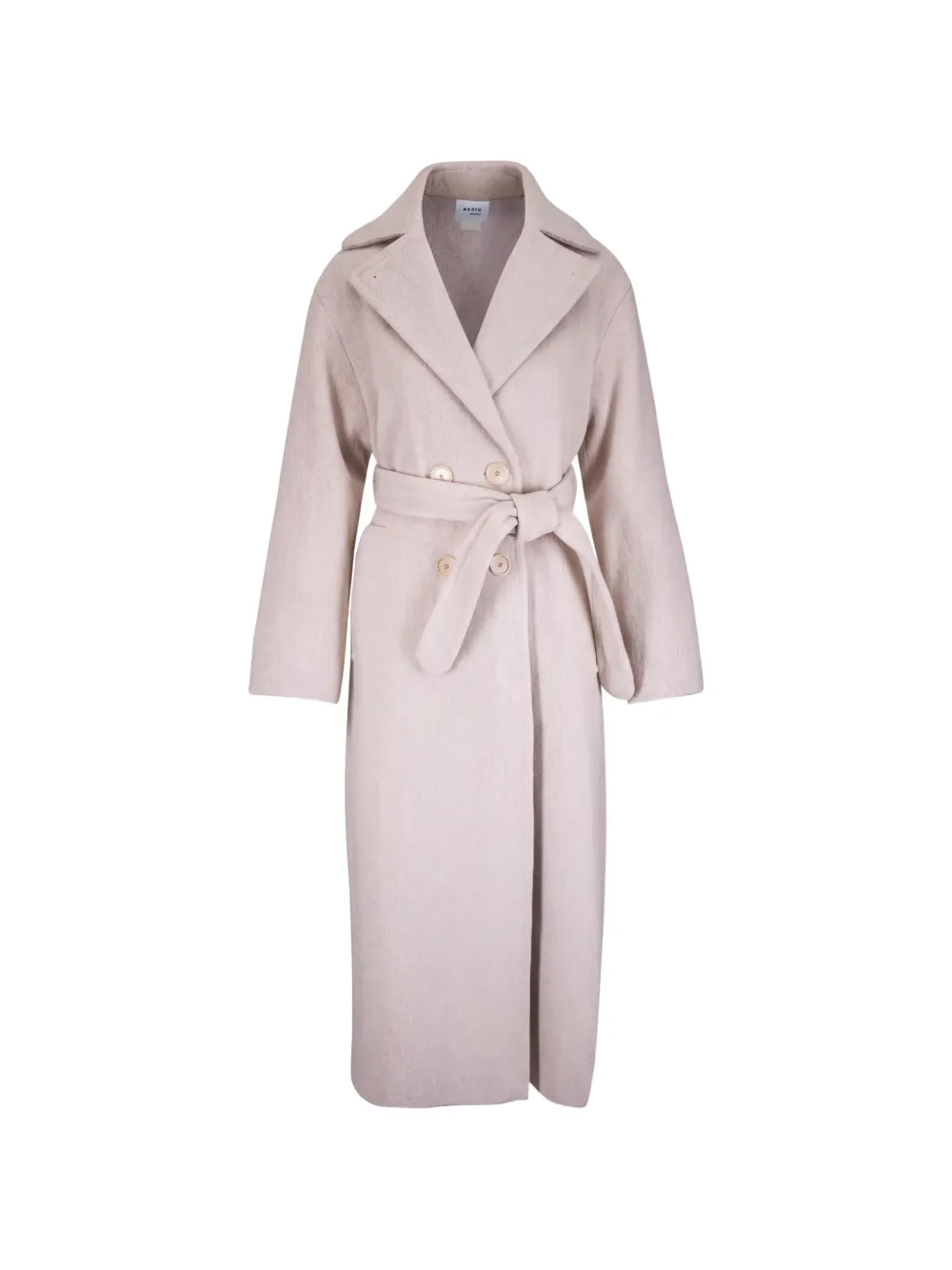 Akris Punto double-breasted belted coat - Nude