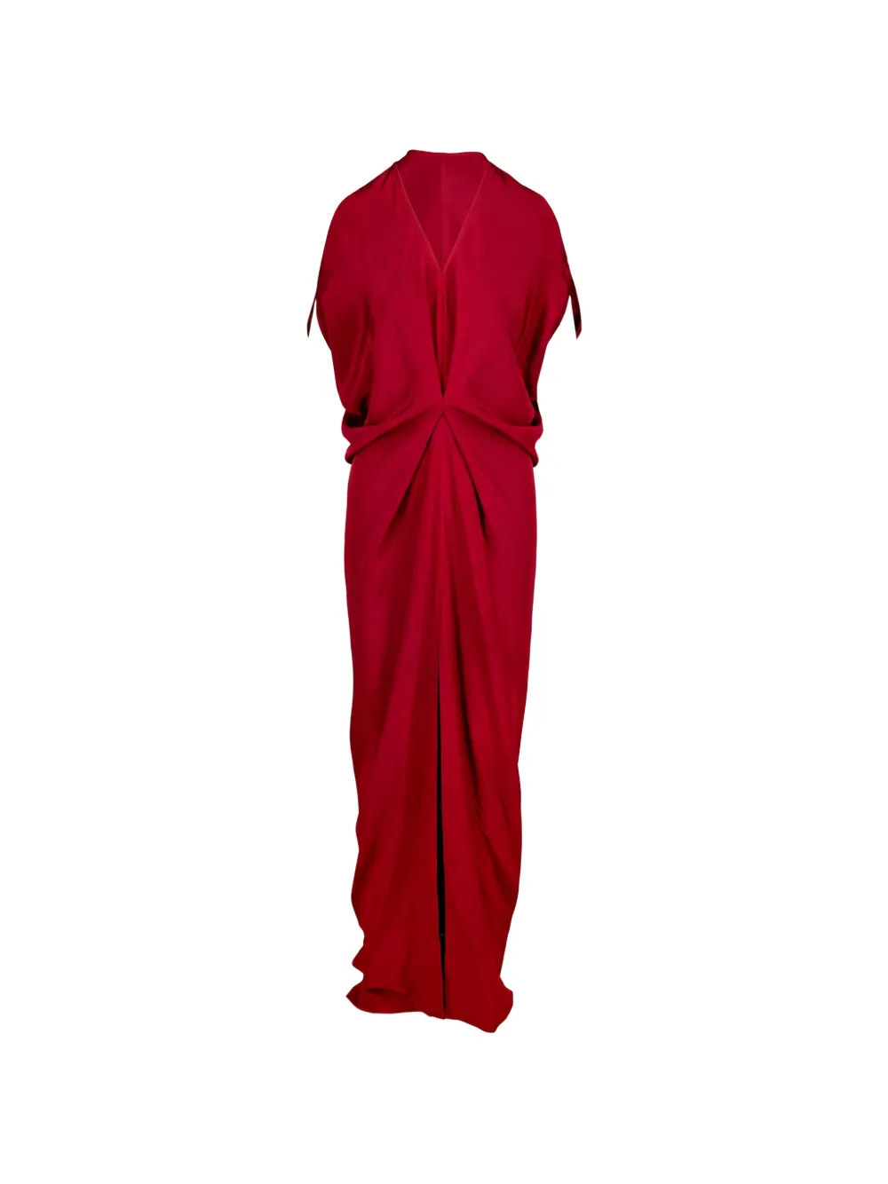Zero + Maria Cornejo Maxikleid mit V-Ausschnitt - Rot