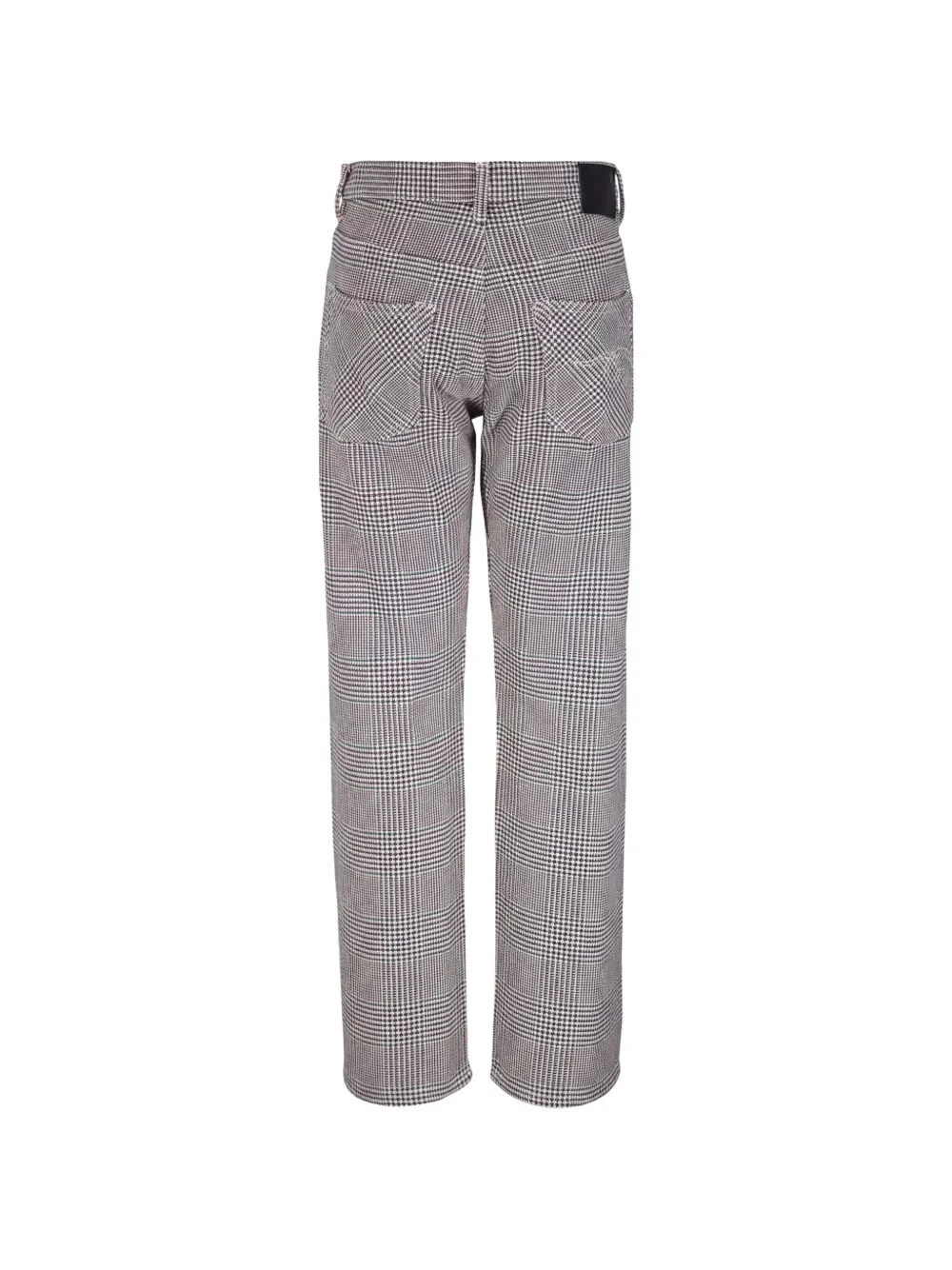 R13 Prince of Wales check jeans Wit