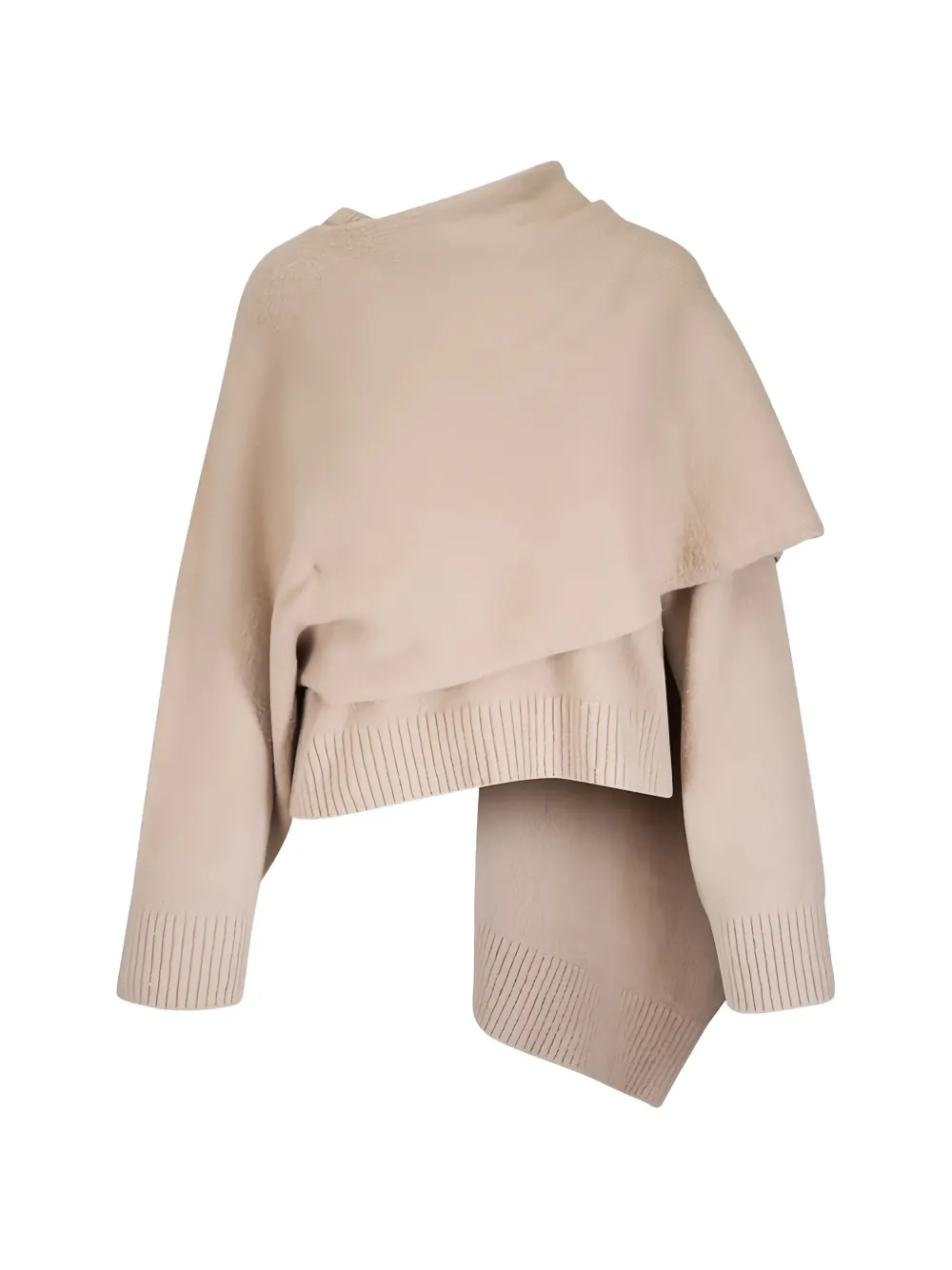 Altuzarra Palmer asymmetric draped sweater - Toni neutri