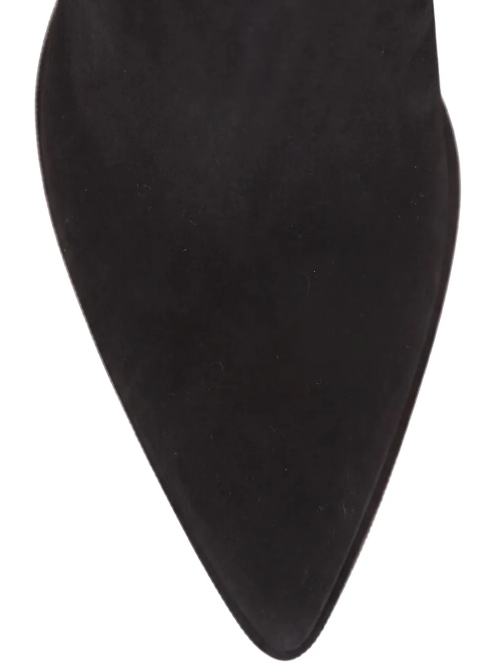 Santoni Elly buckle-detail pointed-toe ankle boots Zwart