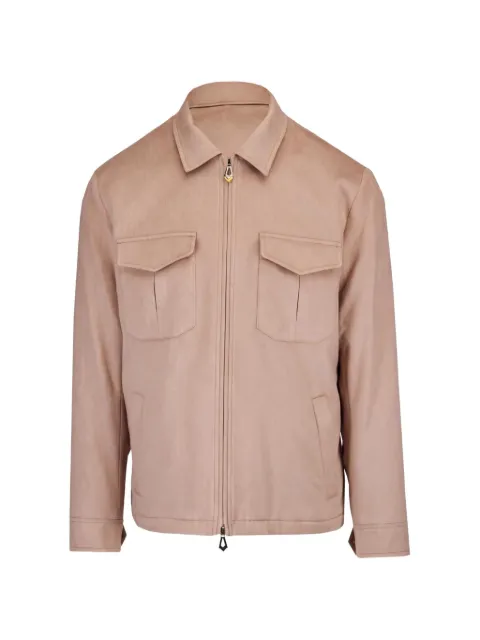 SARTORIO NAPOLI cashmere zip-up jacket