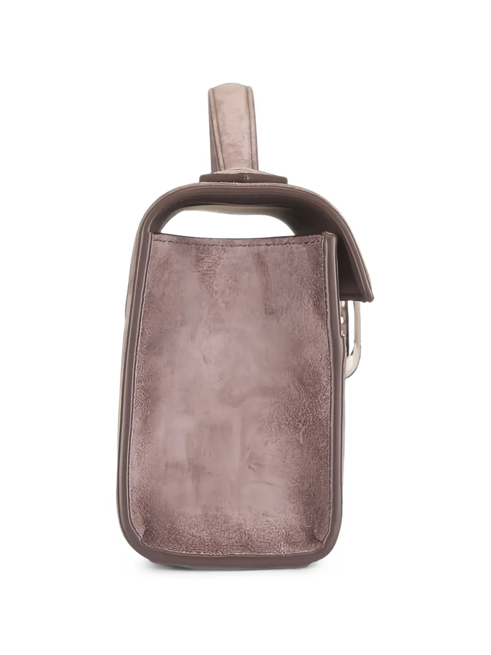 Savette Suede Top-handle Tote Bag in Purple, view 3