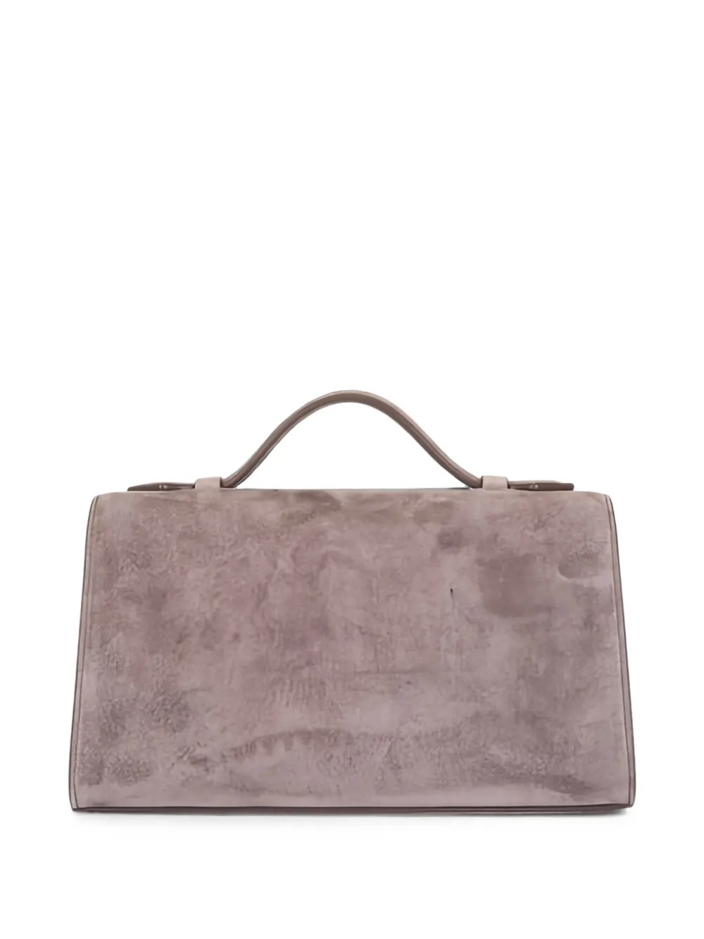 Savette Suede Top-handle Tote Bag in Purple, view 2