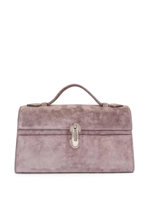 Savette  suede top-handle tote bag