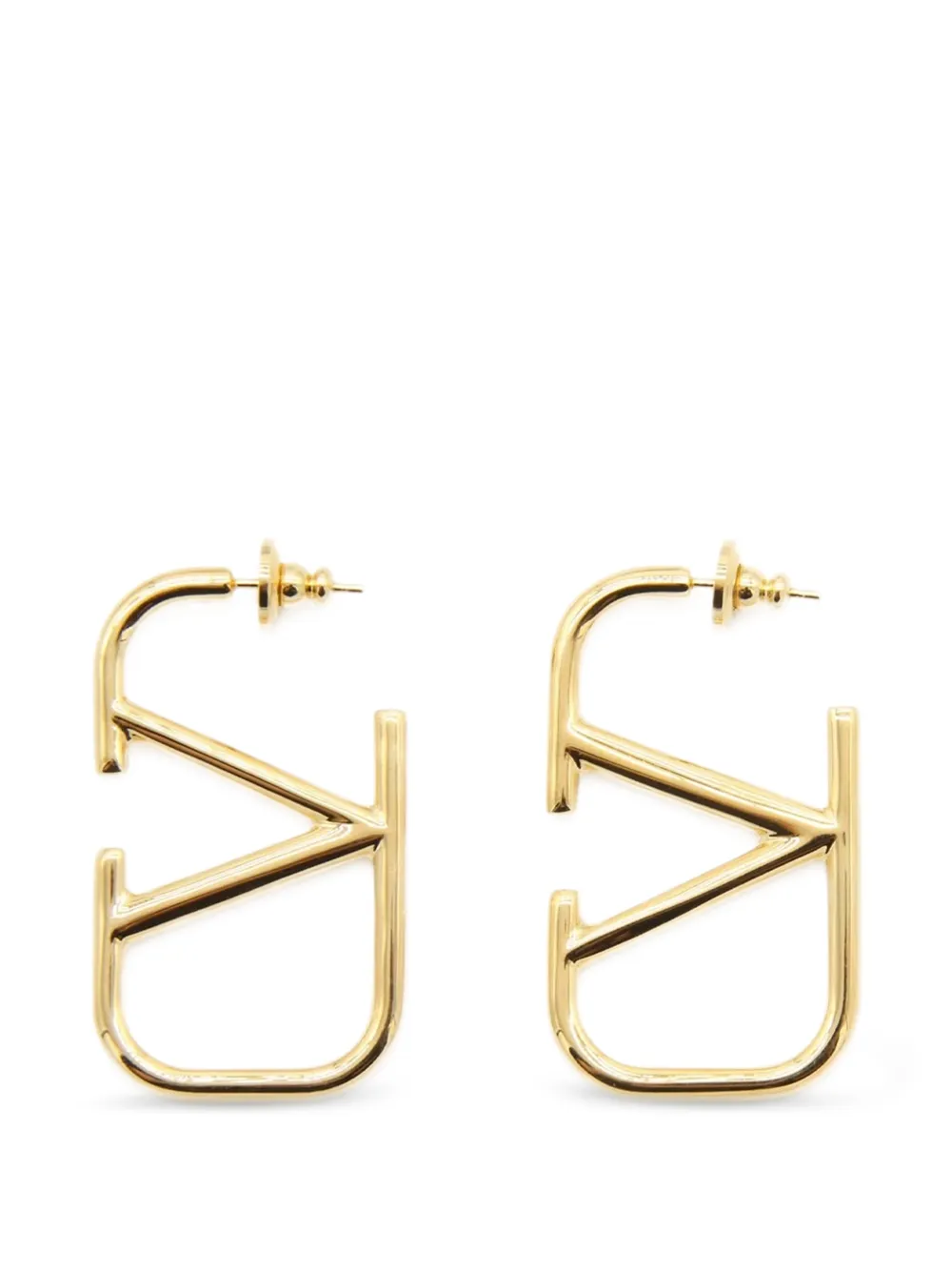 Valentino Garavani VLogo Signature metal earrings - Oro