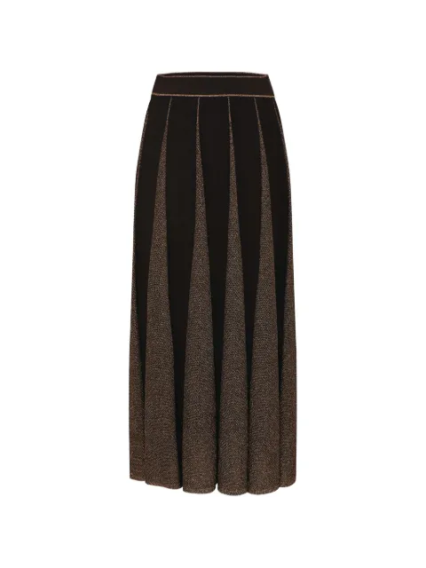 ZIMMERMANN Valiant metallic-thread midi skirt