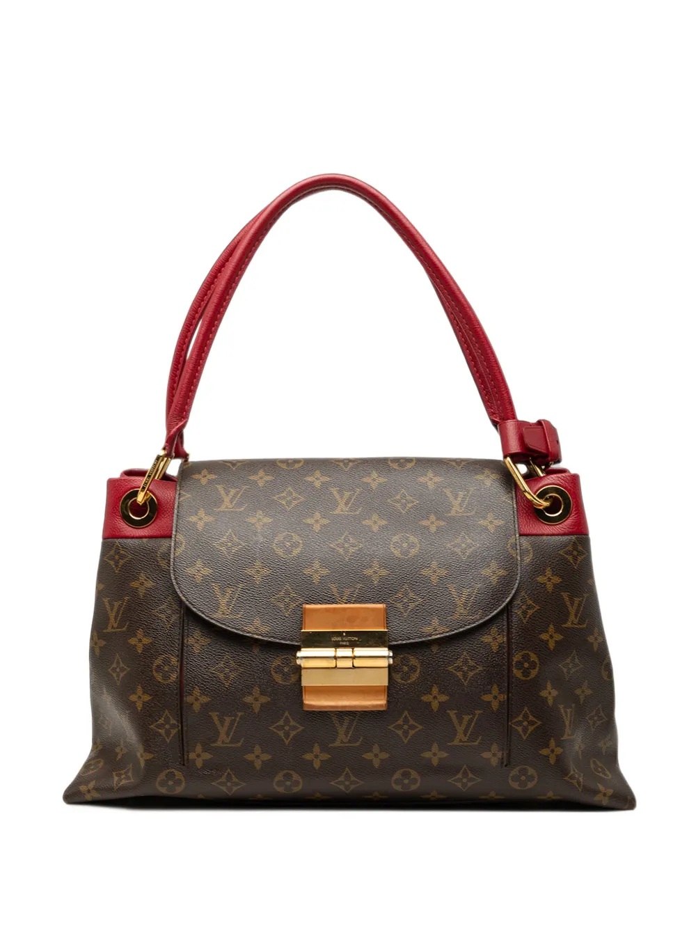 Louis Vuitton Pre-Owned Borsa a spalla Olympe MM con monogramma 2012 - Marrone