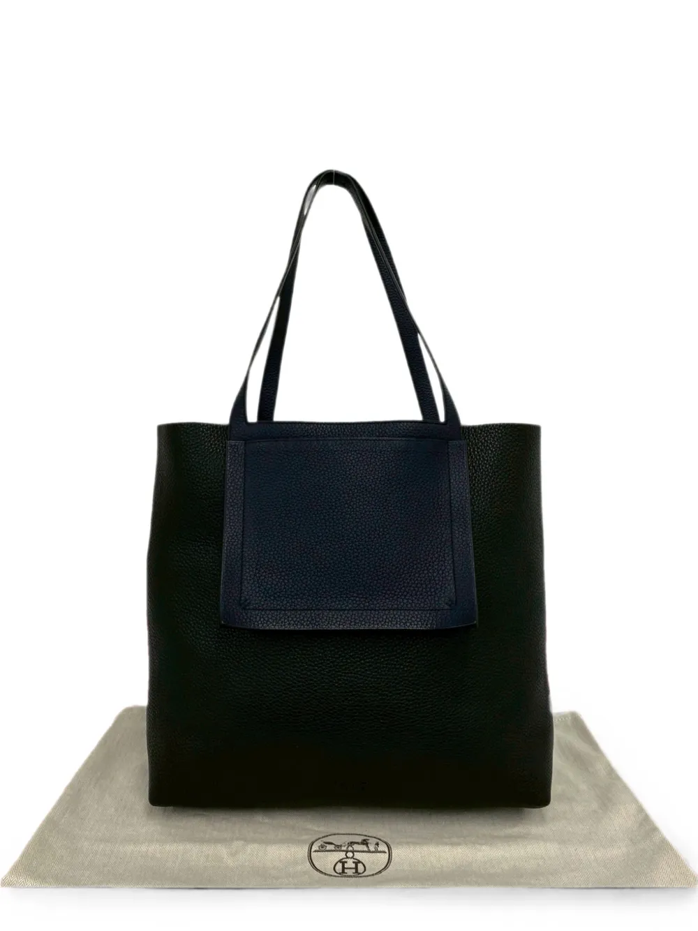 Hermès Pre-Owned 2021 Taurillon Clemence Cabasellier 46 tote bag - Blu