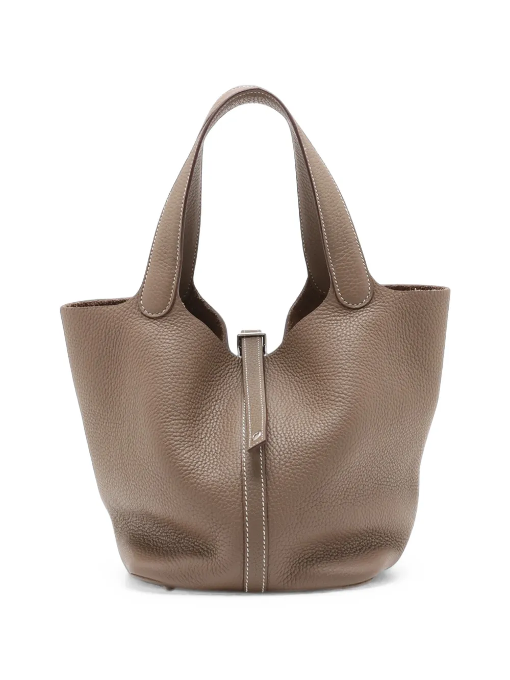 Hermès Pre-Owned 2020 Clemence Picotin Lock Handtasche 22cm - Braun
