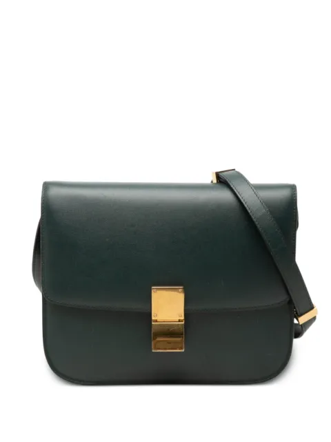 Celine Pre-Owned 2018 Medium Calfskin Classic Box crossbody bag