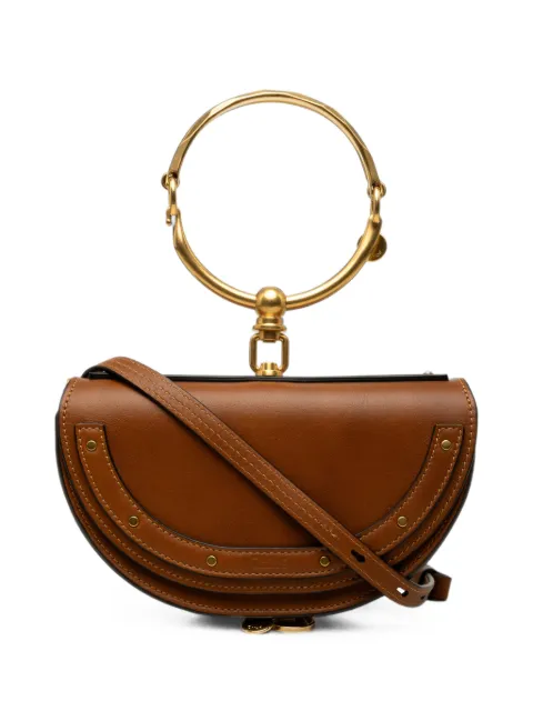 Chloé Pre-Owned 2010-2026 Mini Calfskin Nile Bracelet satchel