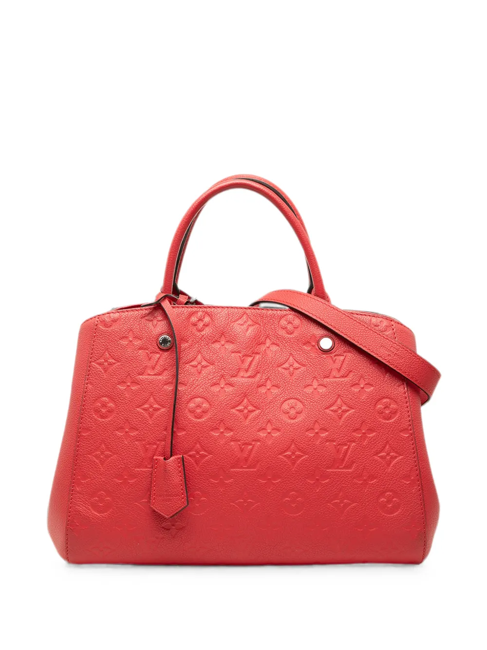 Louis Vuitton Pre-Owned 2016 Monogram Empreinte Montaigne MM satchel - Rosso
