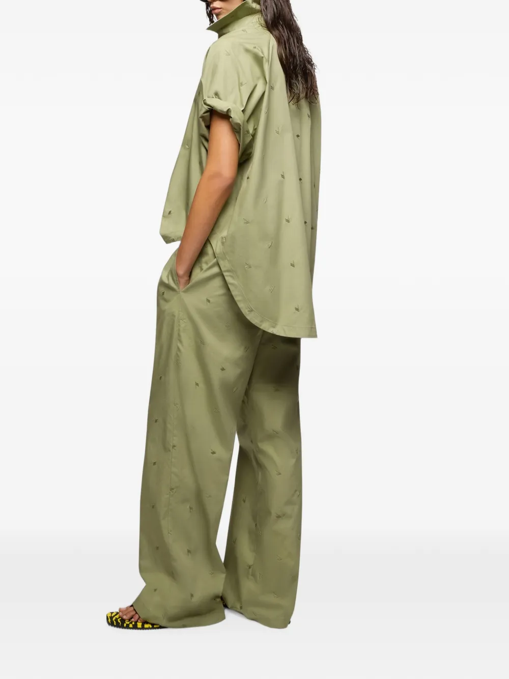 The Attico Militair-groene broek