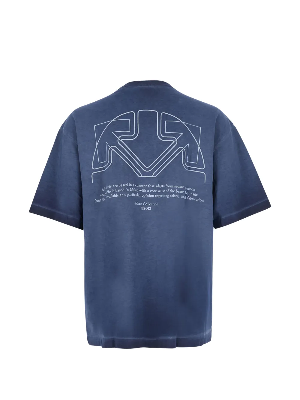 Off-White Offline Half Arrow skate T-shirt Blauw