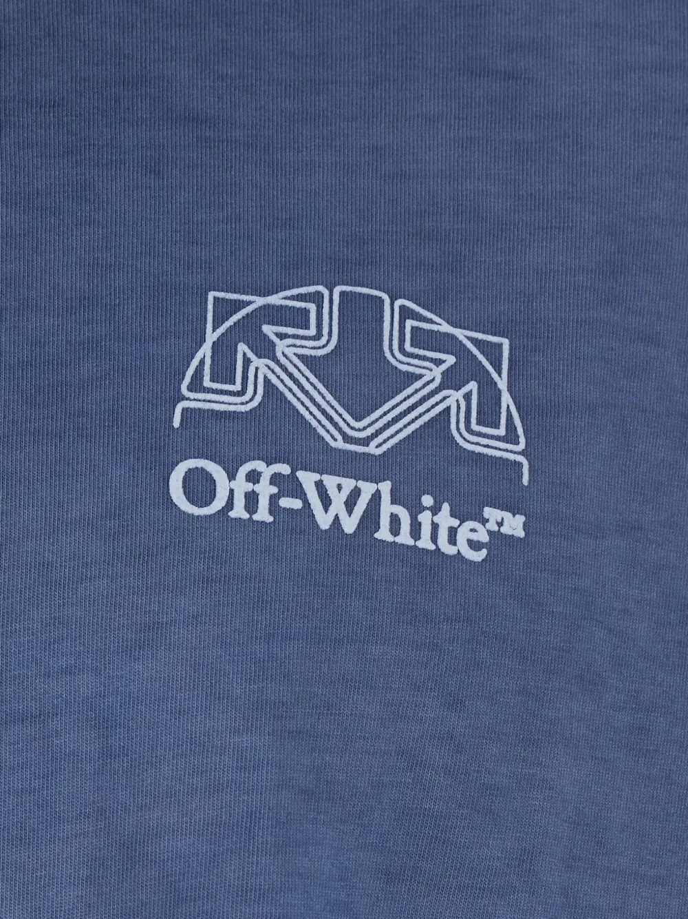 Off-White Offline Half Arrow skate T-shirt Blauw