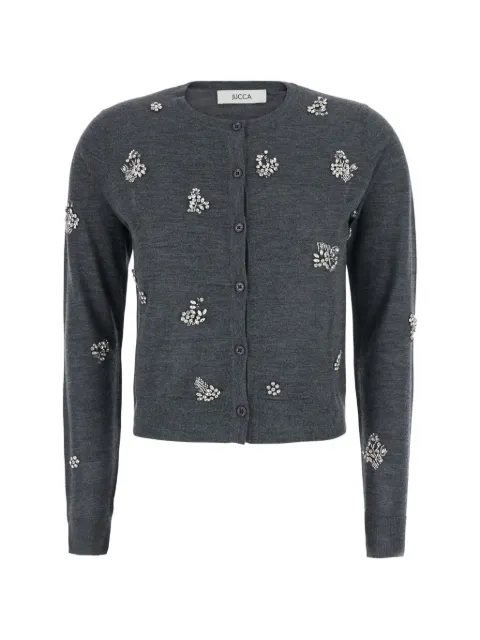 Jucca crystal-embellished cardigan