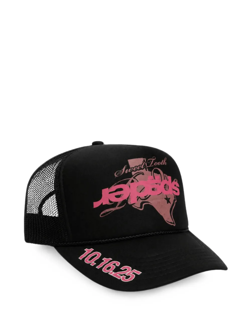 SP5DER Rodeo Texas trucker hat - Nero