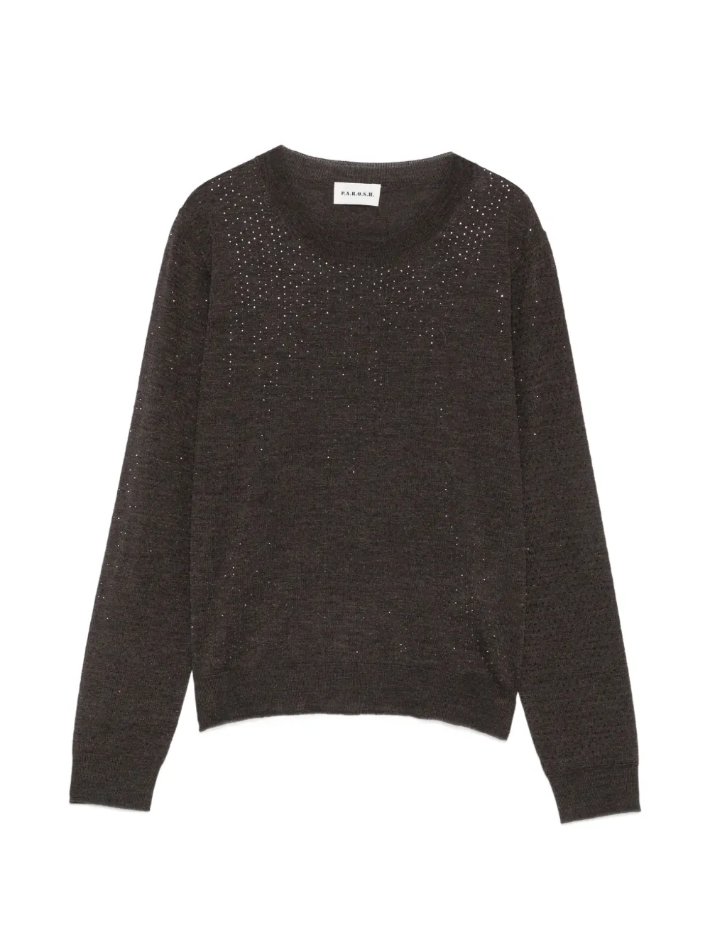 P.A.R.O.S.H. rhinestone-embellished top