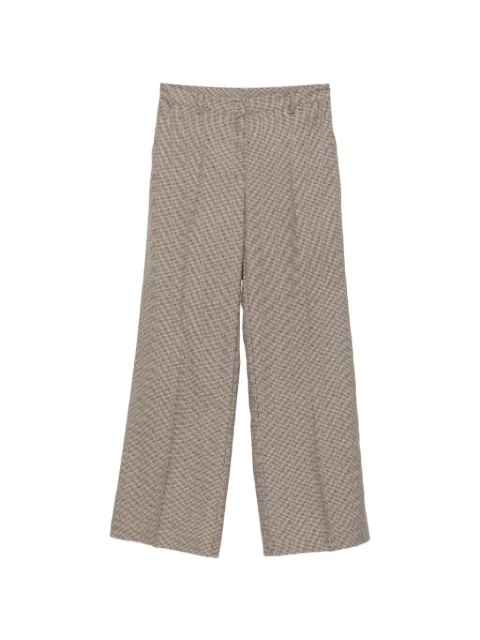 P.A.R.O.S.H. houndstooth-pattern crystal-embellished trousers