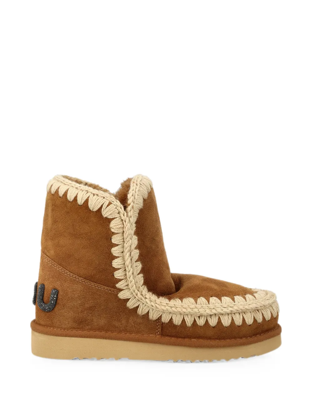 Mou Eskimo 18 glitter-logo boots Bruin