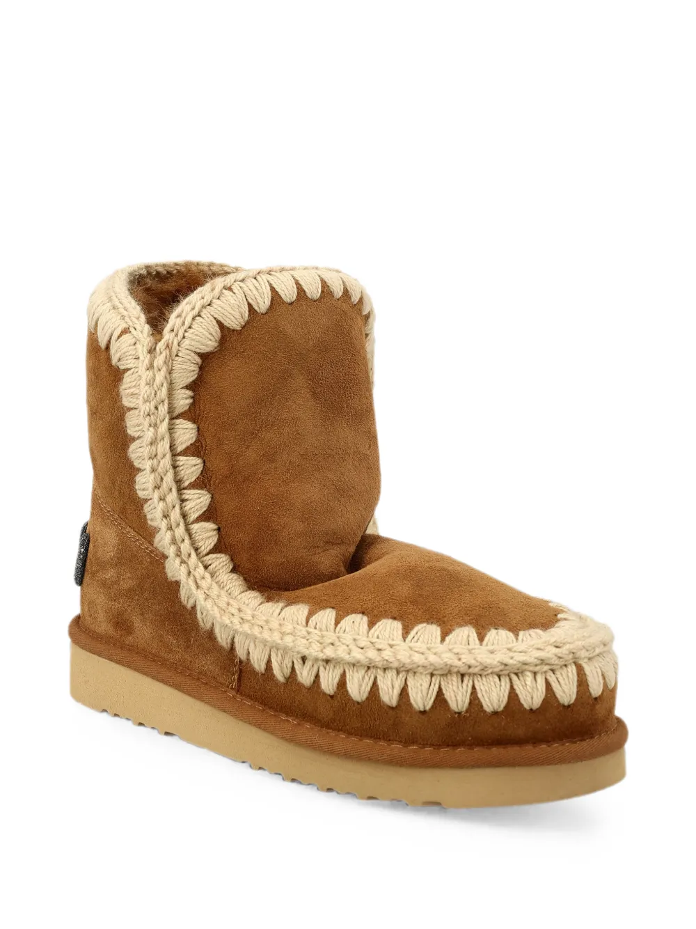 Mou Eskimo 18 glitter-logo boots Bruin