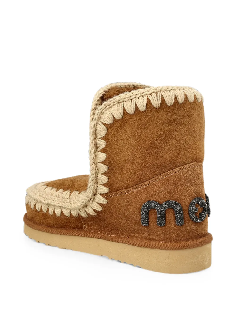 Mou Eskimo 18 glitter-logo boots Bruin