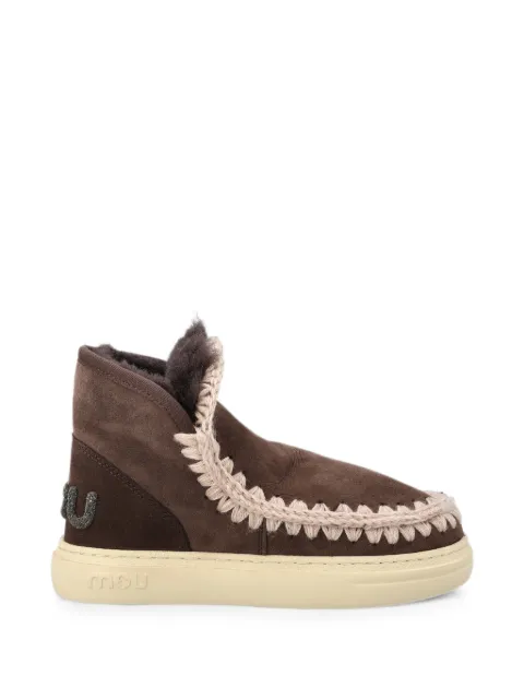 Mou Eskimo Bold glitter-logo sneakers