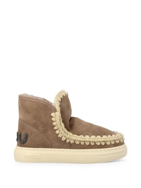 Mou Eskimo glitter-logo sneakers