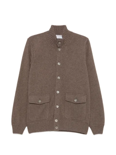 Gran Sasso button-up funnel-neck cardigan