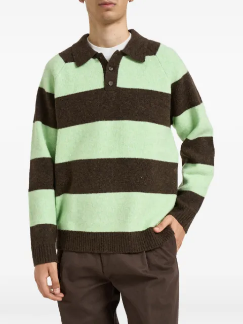 Les Deux striped-pattern polo shirt