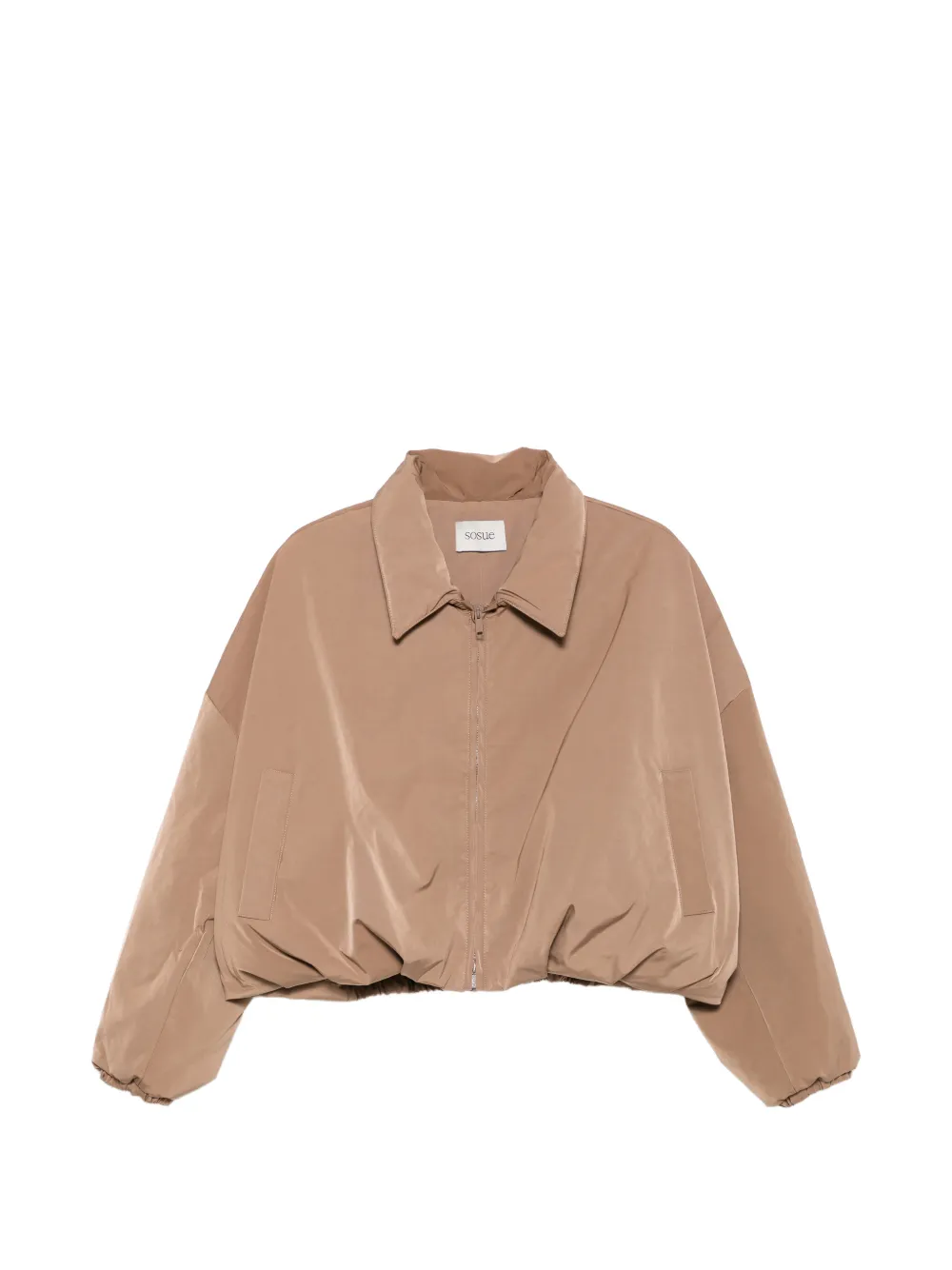 SoSUE zip-up collared jacket