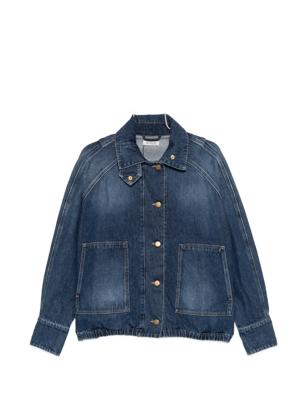SoSUE faded denim jacket - Blau