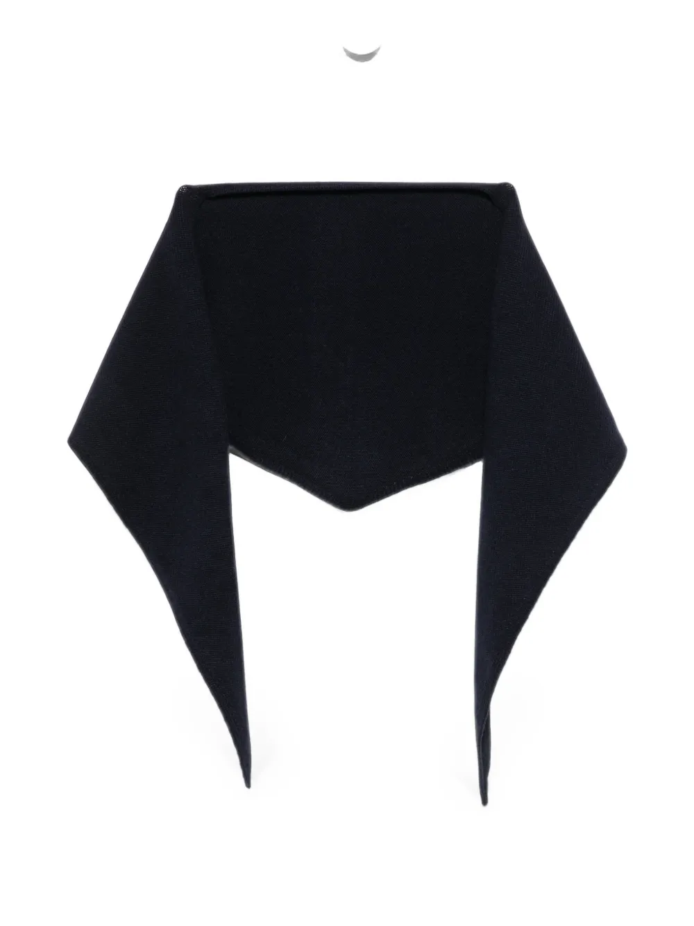 BeYou pointed-tip scarf - Blau