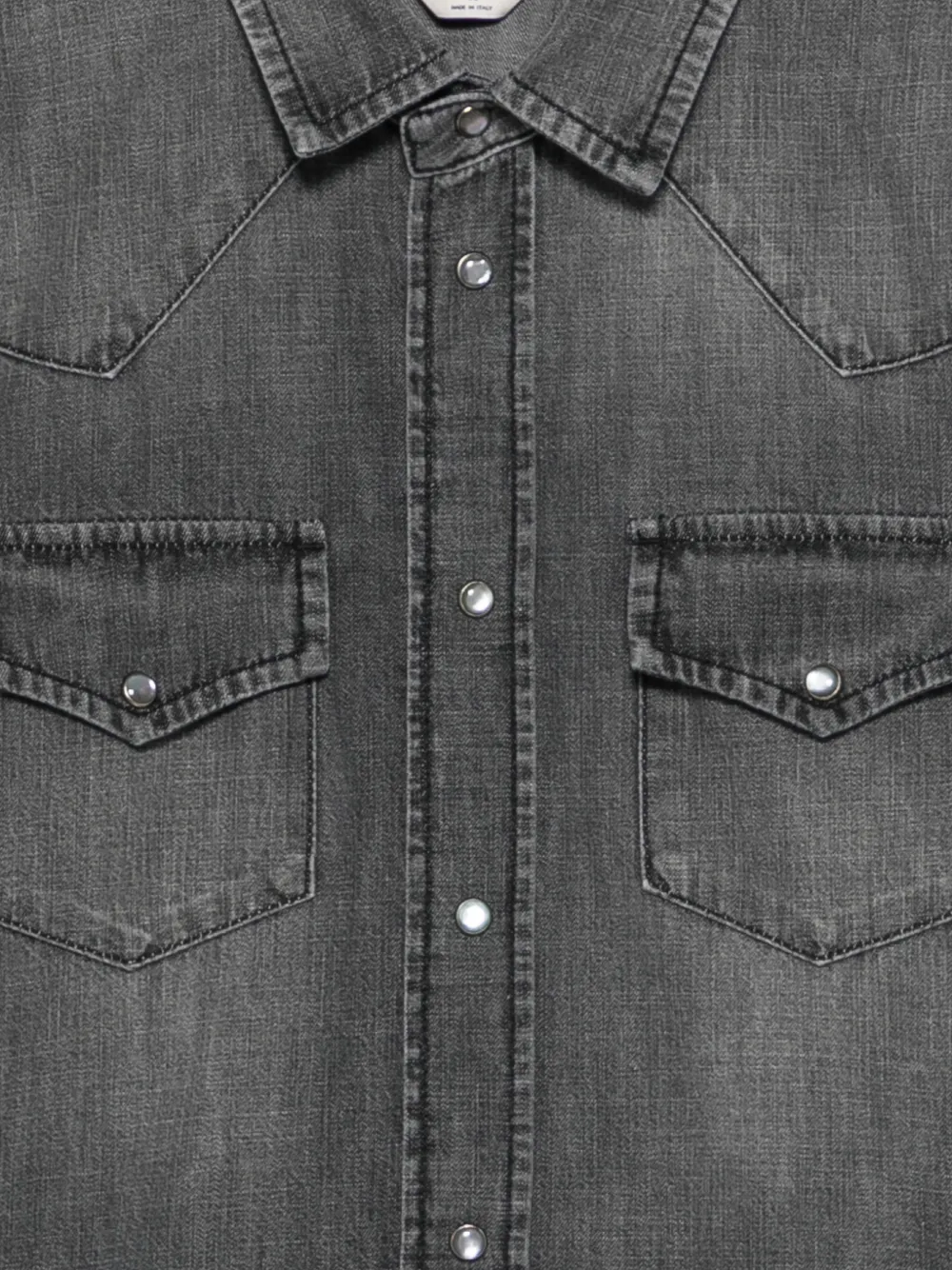 Jacob Cohën western-style denim shirt Grijs